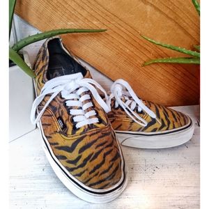 Vans tiger print sneakers